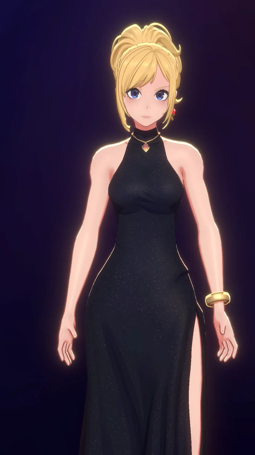 Ani in Noir Outfit